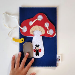 Charming Toadstool Lacing Activity