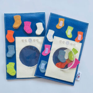 Washing Machine and Socks Colour Match Activity Page